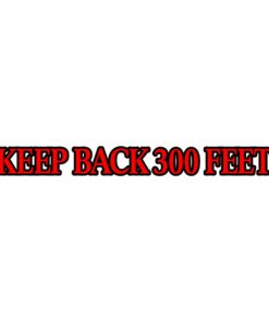 Keep Back Decal